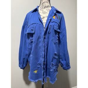 Upcycled‎ Distressed Jacket